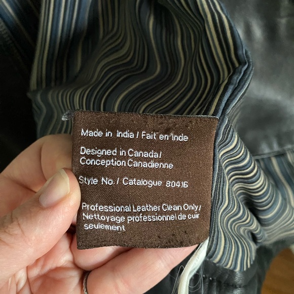 🚩 SOLD- Danier Leather Men’s Jacket- style no. 80416. Size 2xl - Picture 6 of 16